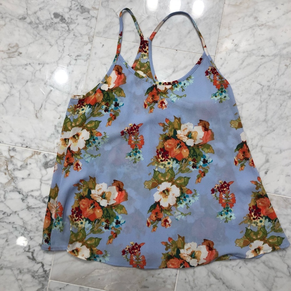Floral Tank Size 0